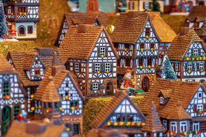 Maisons miniatures de Noël